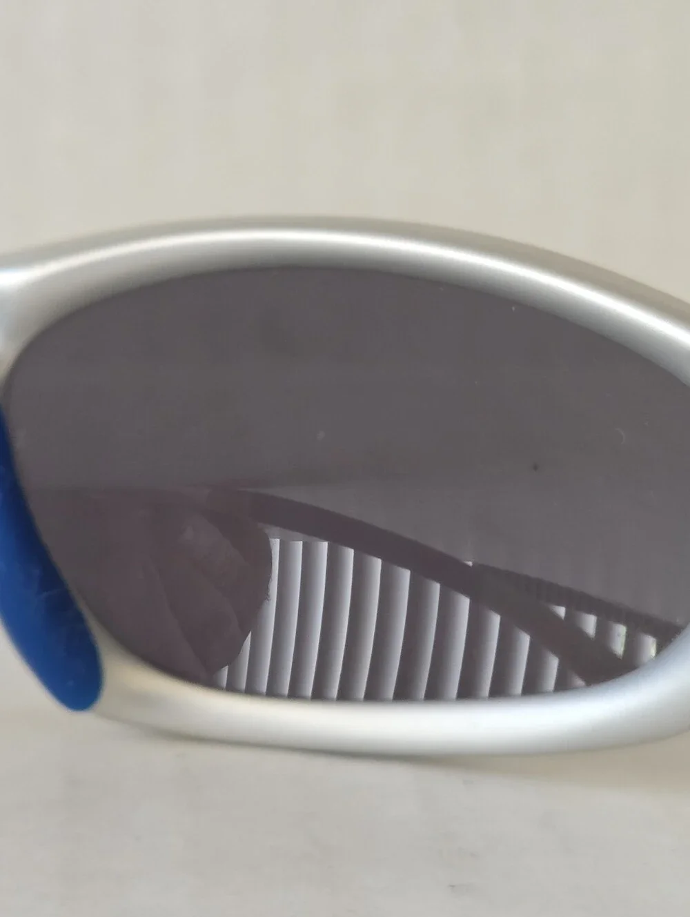 Oakley Twenty XX FMJ Sunglasses Silver Ice Blue Iridium Lens Made in USA w/ Case